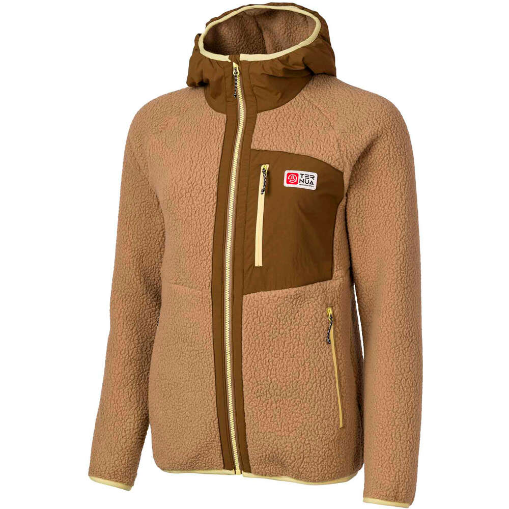 Ternua forro polar mujer TRITON HOODY JKT W vista frontal