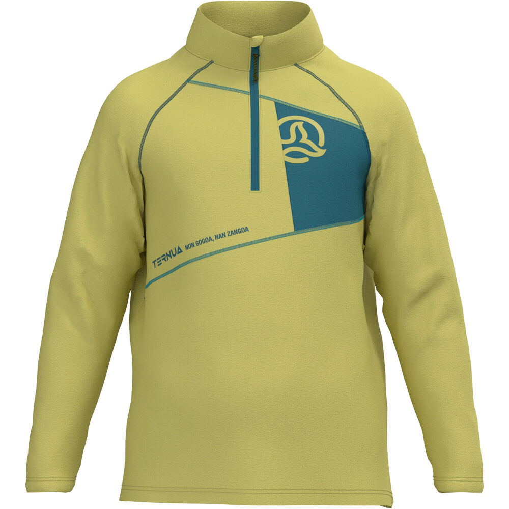 Ternua forro polar niño BARROW 1/2 ZIP K vista frontal