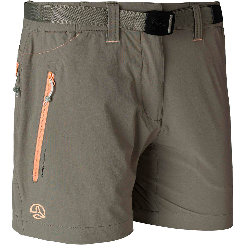 Ternua pantalón corto montaña mujer FRIZA BMD W vista frontal