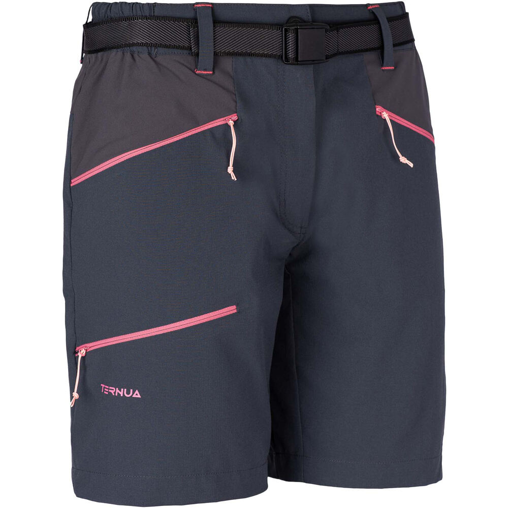 Ternua pantalón corto montaña mujer KIMAR MID SHT W vista frontal