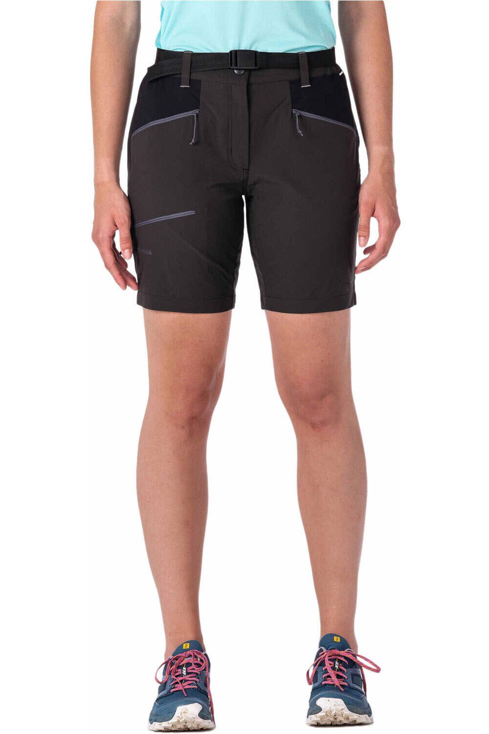 Ternua pantalón corto montaña mujer KIMAR MID SHT W vista frontal