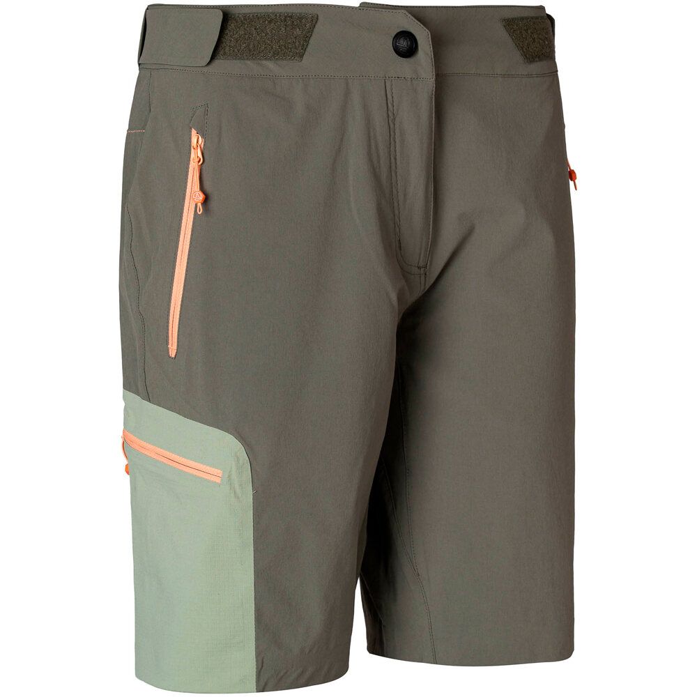 Ternua pantalón corto montaña mujer KULTUS BMD W vista frontal