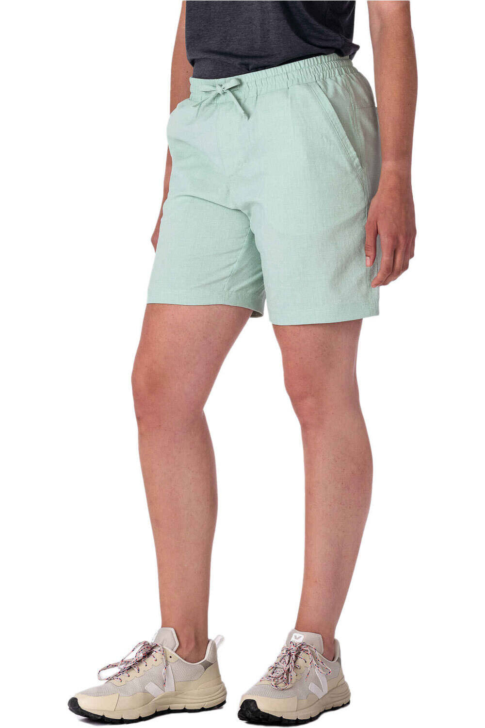 Ternua pantalón corto montaña mujer NORTH RIVER BMD W vista frontal