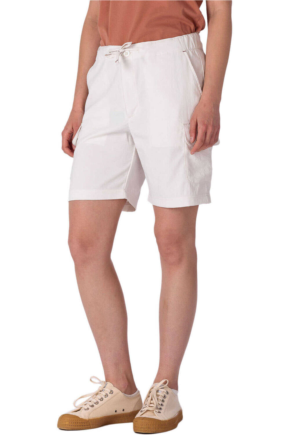 Ternua pantalón corto montaña mujer NORTH RIVER CARGO W vista frontal