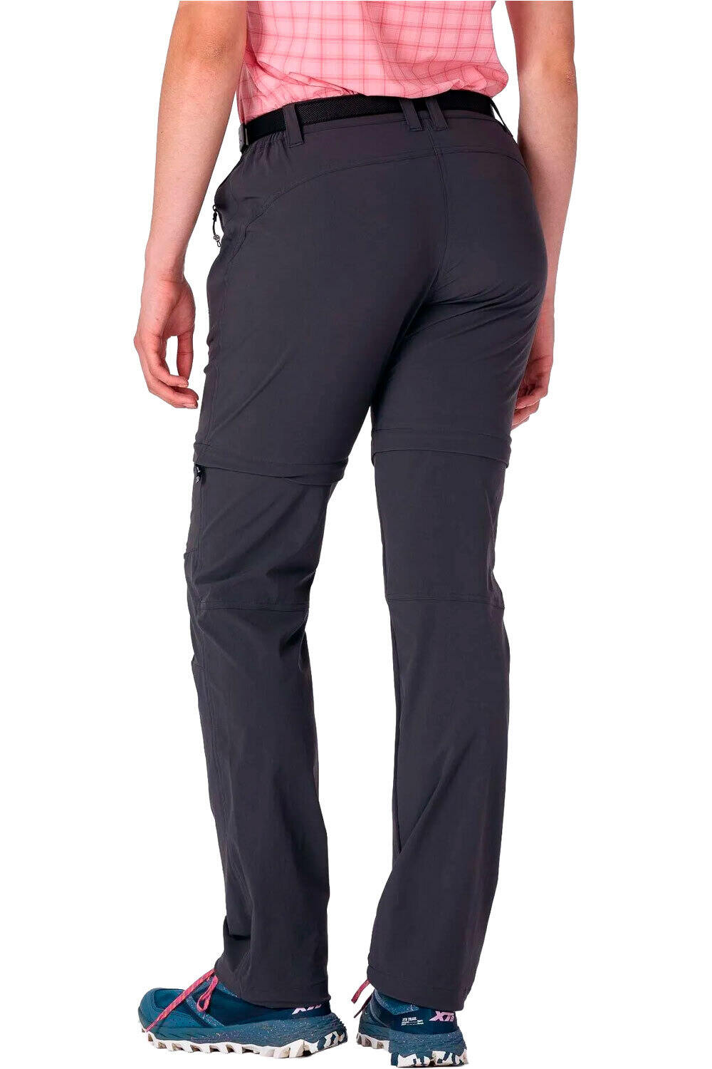 Ternua pantalón montaña mujer TORMAN ZIP-OFF PT W vista trasera
