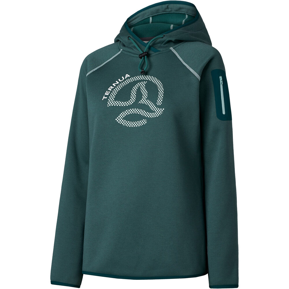 Ternua Sudaderas Montaña Mujer FOX POINT HOODY W vista frontal