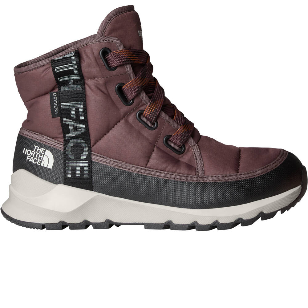 The North Face bota mujer W THERMOBALL LACE UP LUXE WP lateral exterior