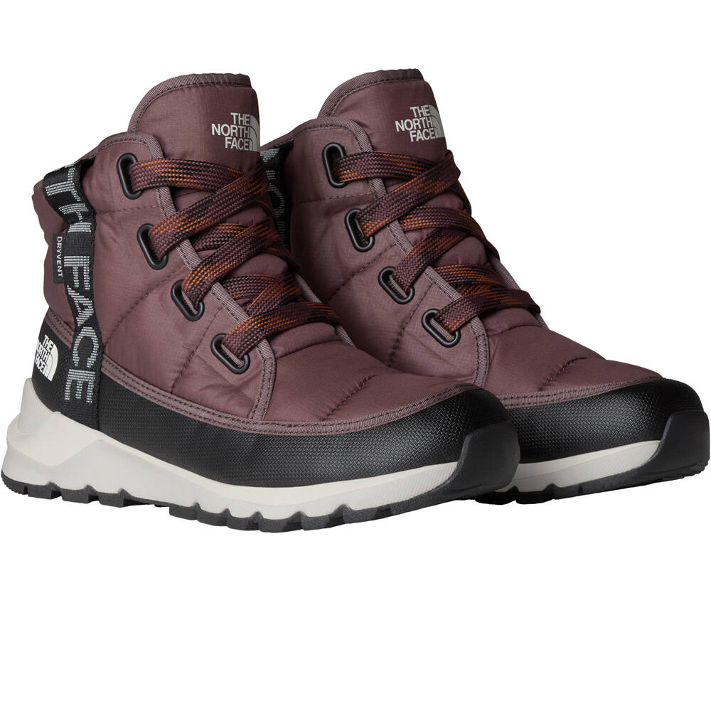 The North Face bota mujer W THERMOBALL LACE UP LUXE WP lateral interior