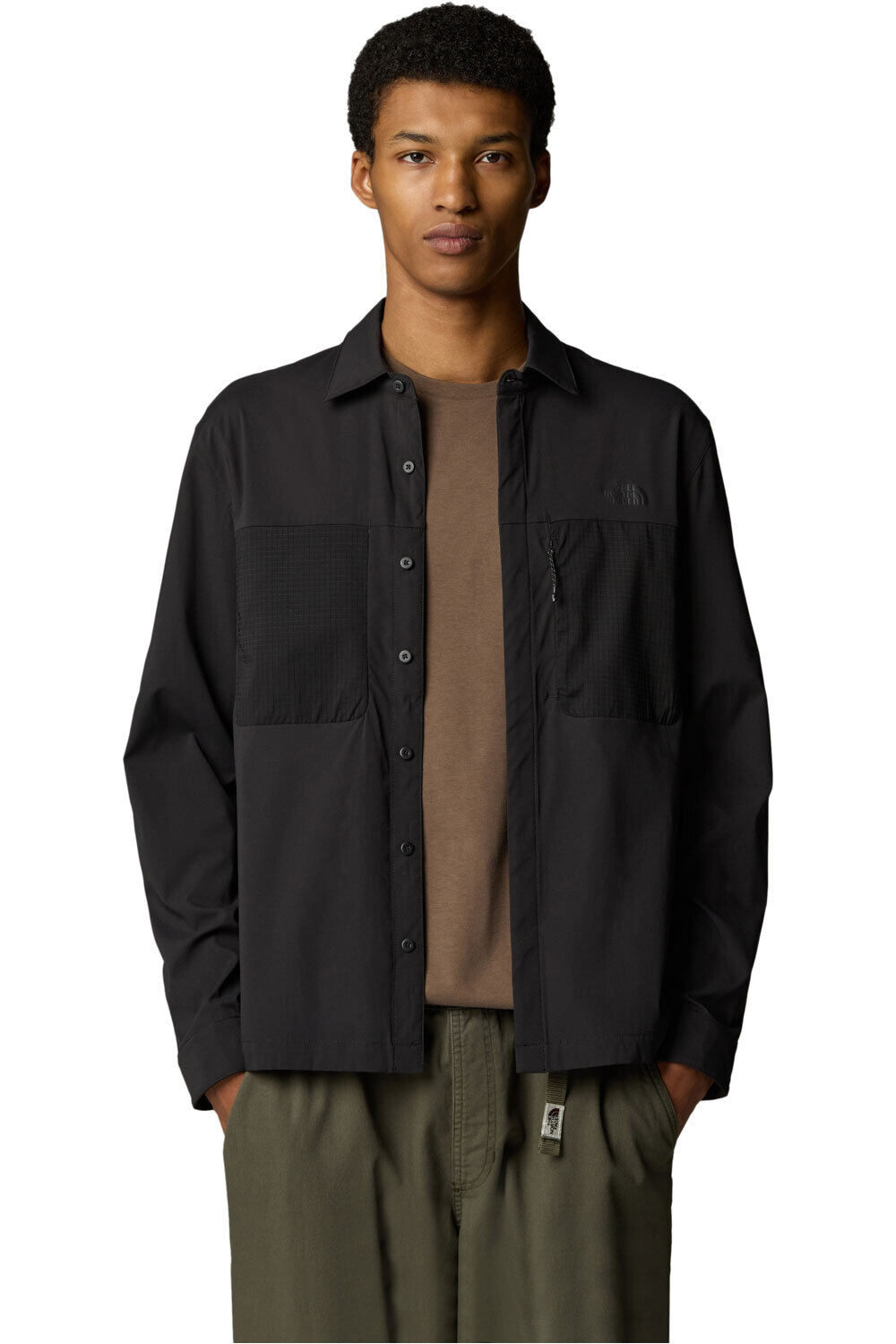 The North Face camisa manga larga hombre M L/S LIGHTRANGE SHIRT vista detalle