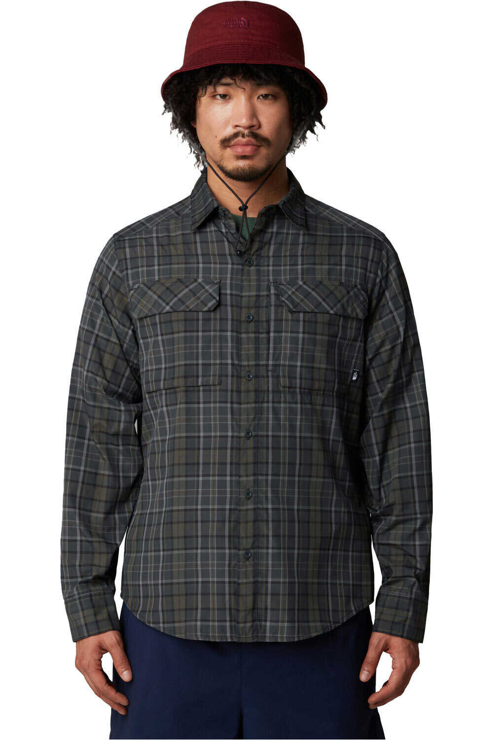 The North Face camisa manga larga hombre M SEQUOIA PLAID SHIRT vista frontal