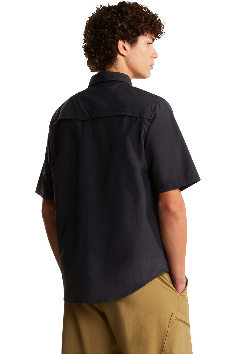 The North Face camisa montaña manga corta hombre M SEQUOIA SHORT SLEEVE SHIRT vista trasera