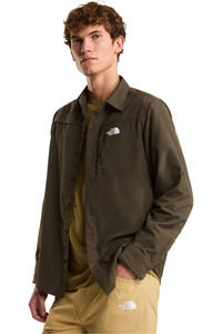 The North Face camisa montaña manga larga hombre M SEQUOIA LONG SLEEVE SHIRT vista detalle