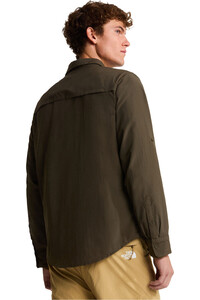 The North Face camisa montaña manga larga hombre M SEQUOIA LONG SLEEVE SHIRT vista trasera