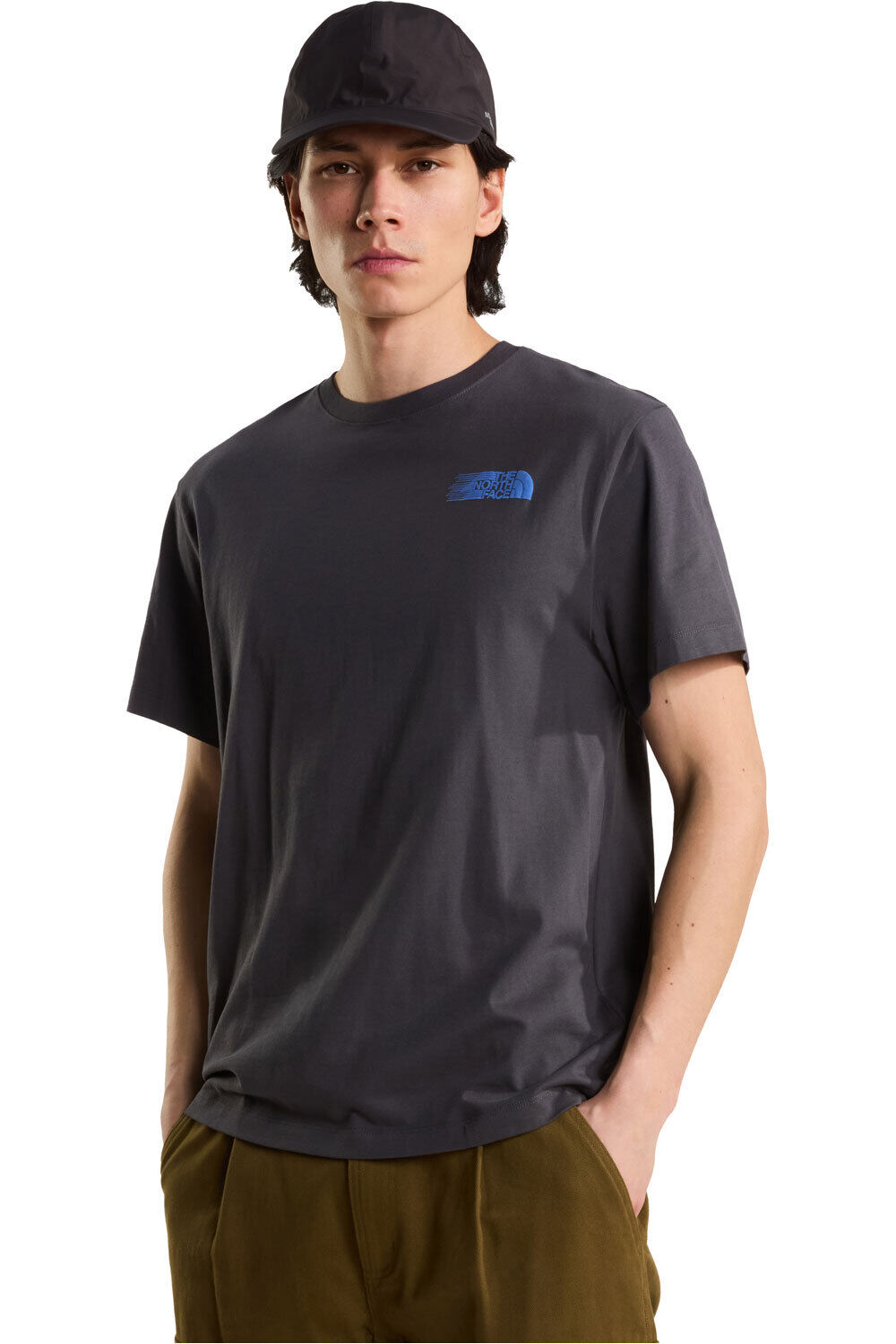The North Face camiseta manga corta hombre M RETRO TRAIL RLX SS vista frontal