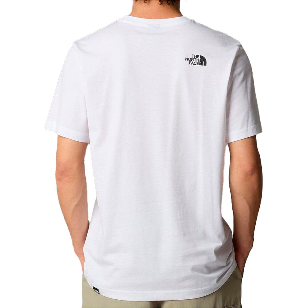 The North Face camiseta manga corta hombre M SS FINE TEE vista trasera