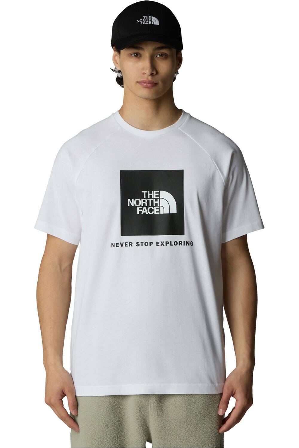 The North Face camiseta manga corta hombre M S/S RAGLAN REDBOX TEE vista frontal