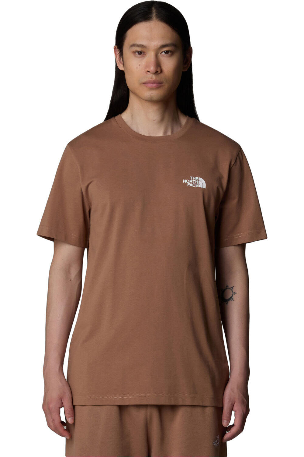 The North Face camiseta manga corta hombre M S/S SIMPLE DOME TEE vista frontal