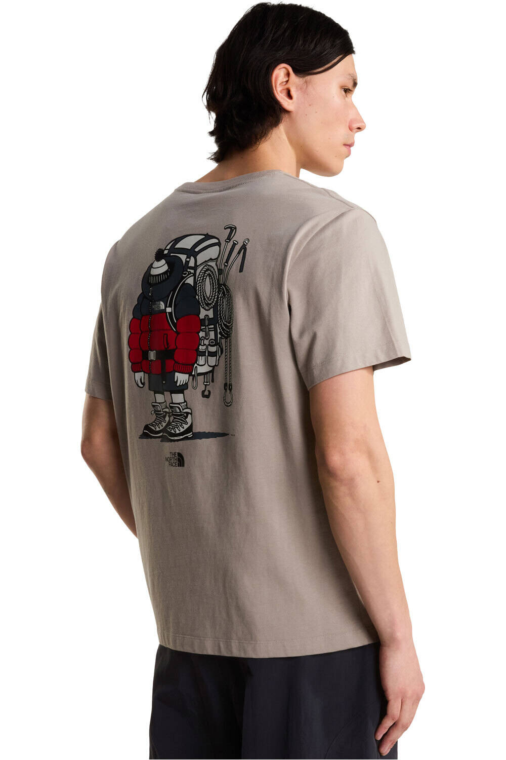The North Face camiseta manga corta hombre U GEAR UP GET OUT RLX vista trasera