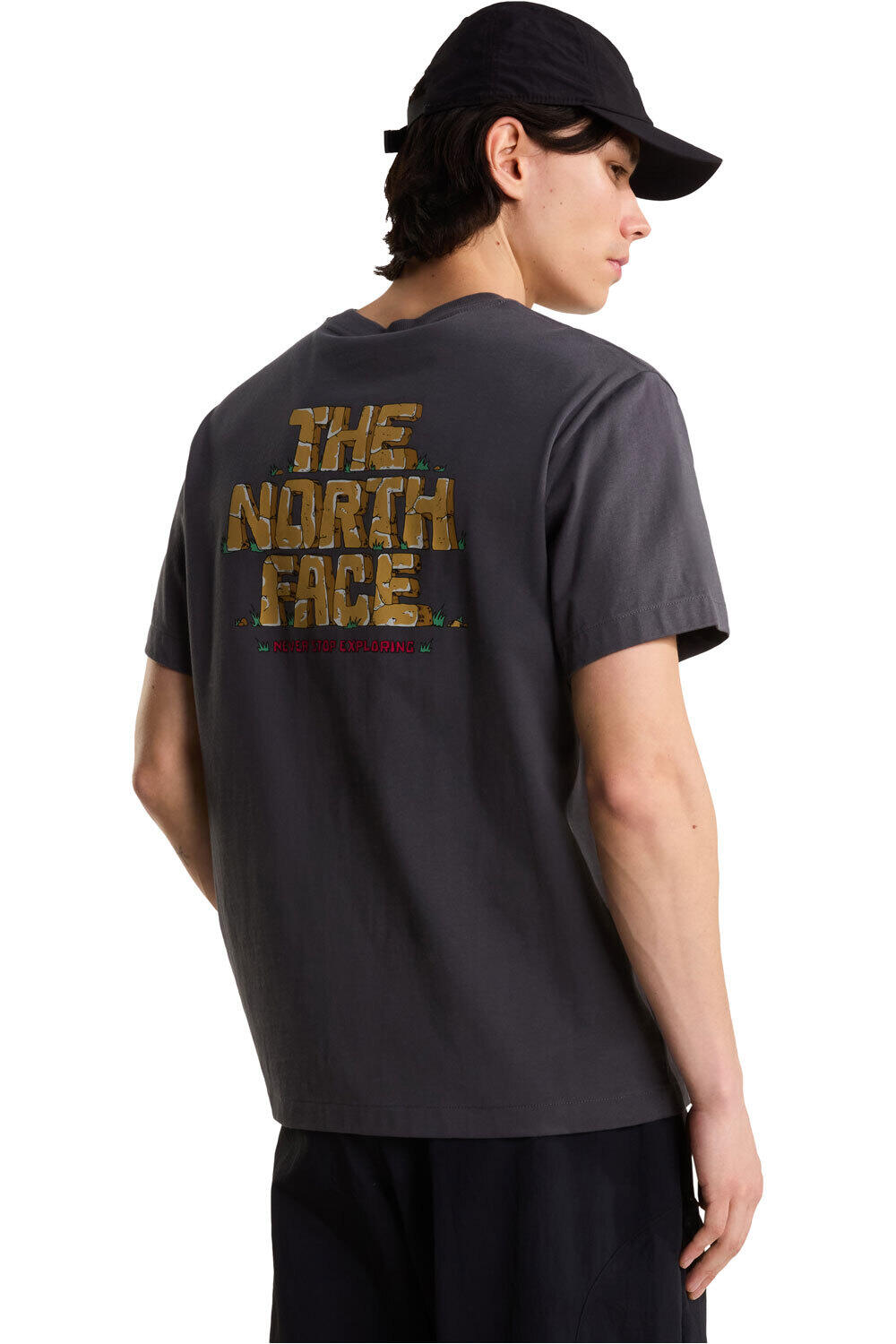 The North Face camiseta manga corta hombre U STONE LOGO RLX SS TEE-GRAPHIC vista trasera