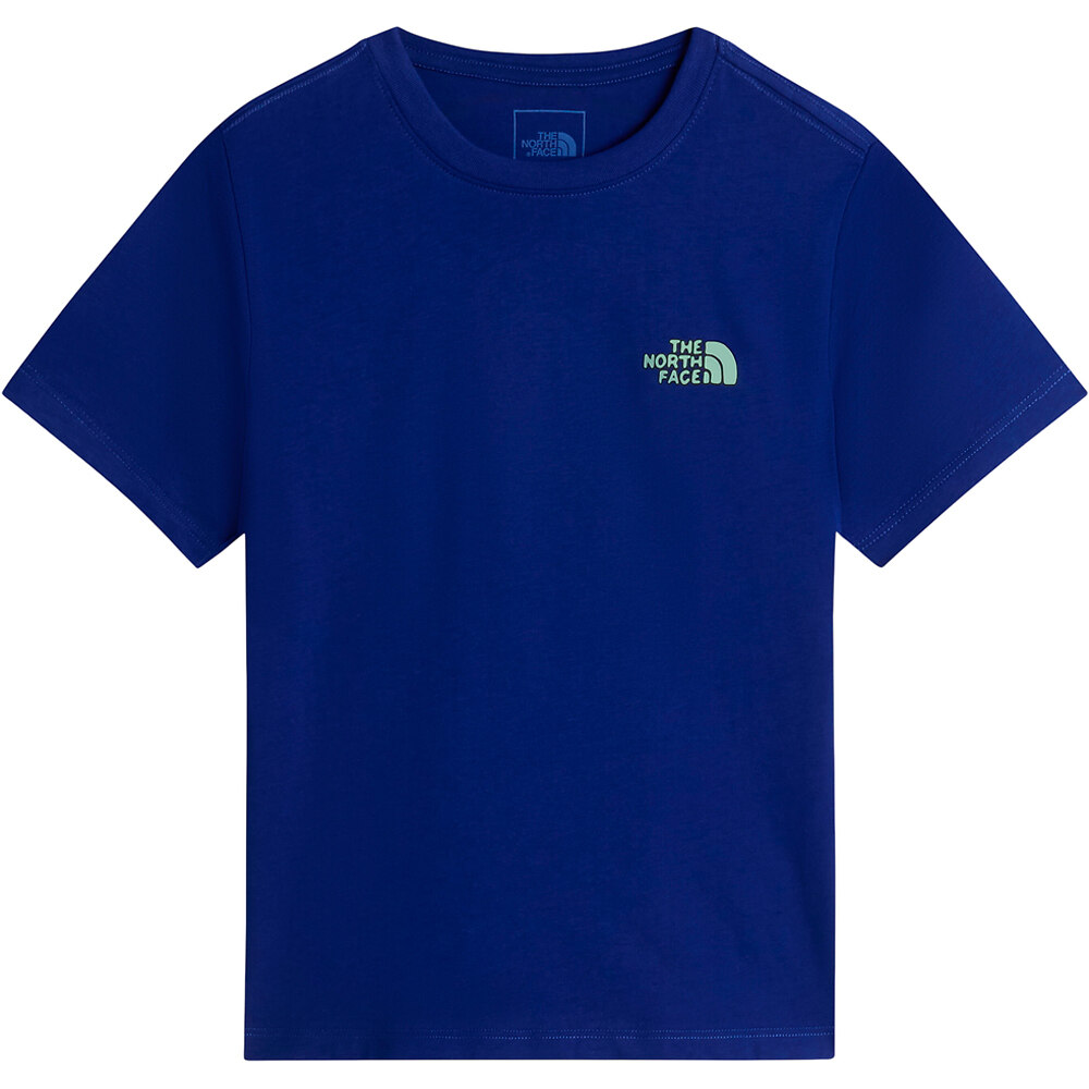 The North Face camiseta manga corta niño TEEN B OUTDOOR REGULAR SS TEE - GRAPHIC vista frontal