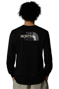 The North Face camiseta manga larga hombre M L/S EASY TEE vista trasera