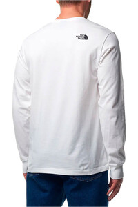 The North Face camiseta manga larga hombre M L/S FINE TEE vista trasera
