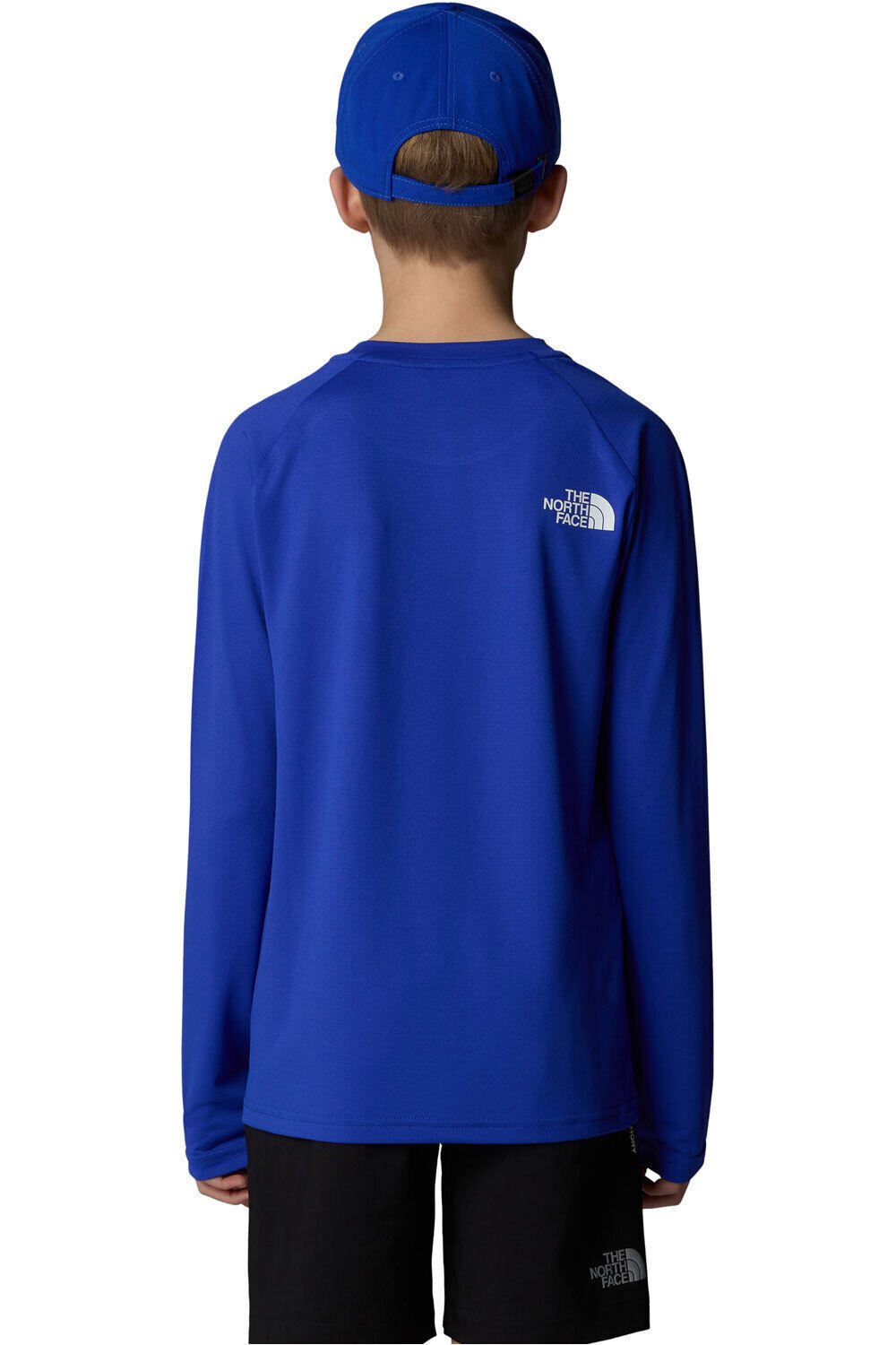 The North Face camiseta manga larga niño TEEN NEVER STOP LS TEE vista trasera