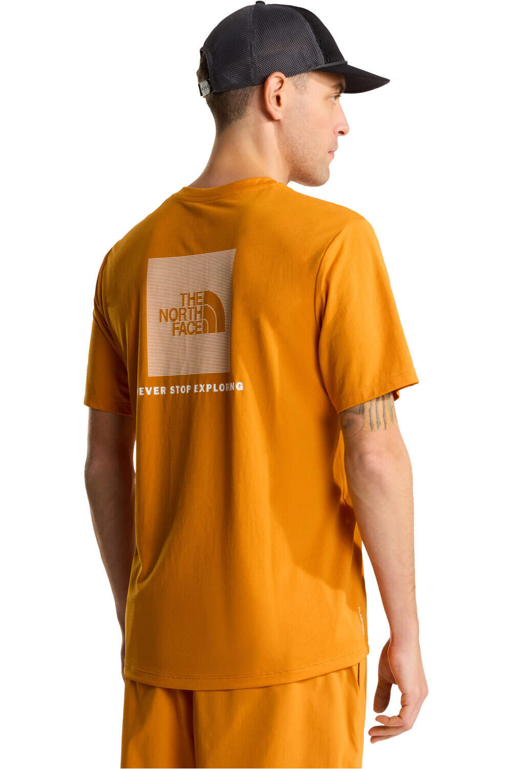 The North Face camiseta montaña manga corta hombre M 24/7 BOX NSE SS TEE vista trasera