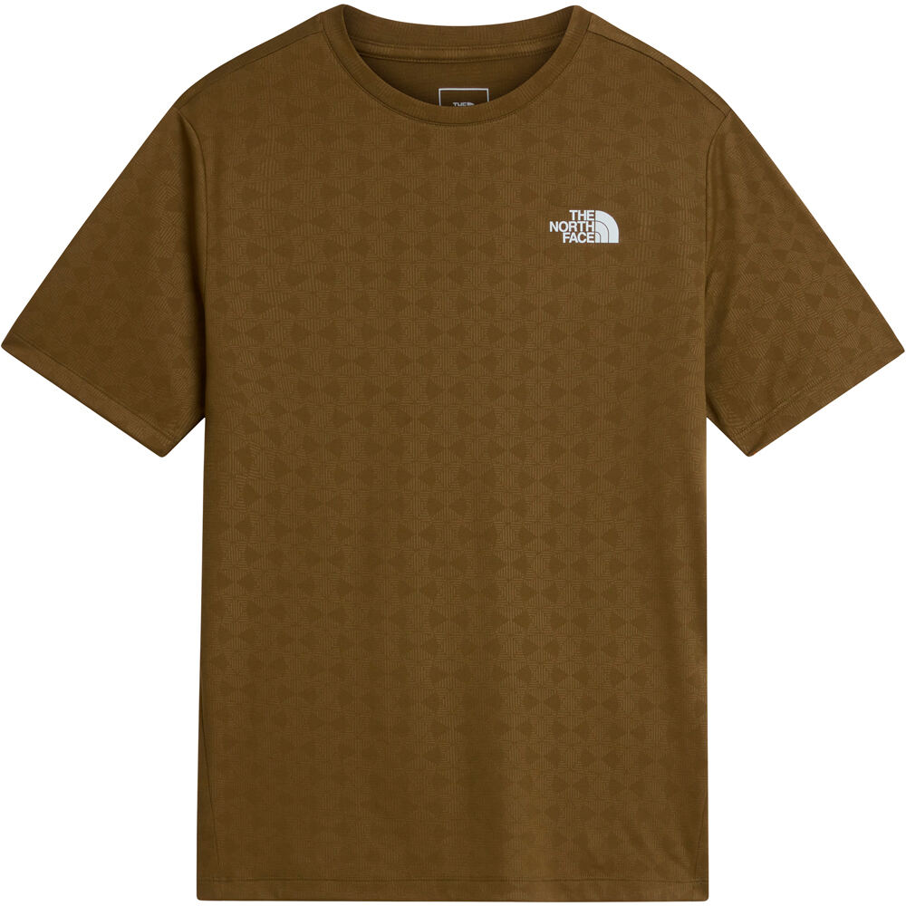 The North Face camiseta montaña manga corta hombre M 24/7 PENTADOME EMBOSSED REG SS TEE vista detalle