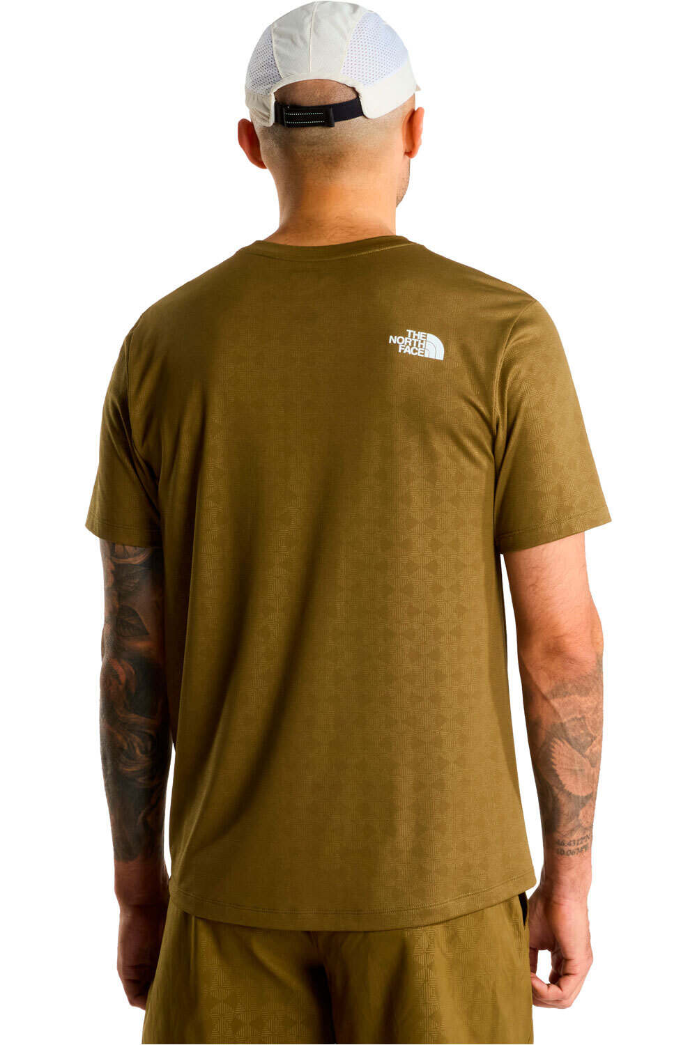 The North Face camiseta montaña manga corta hombre M 24/7 PENTADOME EMBOSSED REG SS TEE vista trasera