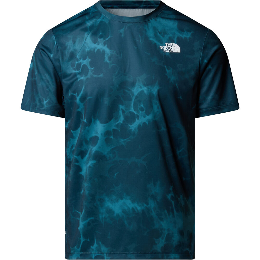 The North Face camiseta montaña manga corta hombre M 24/7 SHORT SLEEVES REGULAR TEE-PRINT vista detalle
