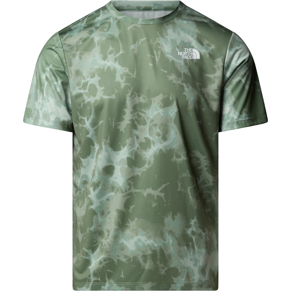 The North Face camiseta montaña manga corta hombre M 24/7 SHORT SLEEVES REGULAR TEE-PRINT vista frontal