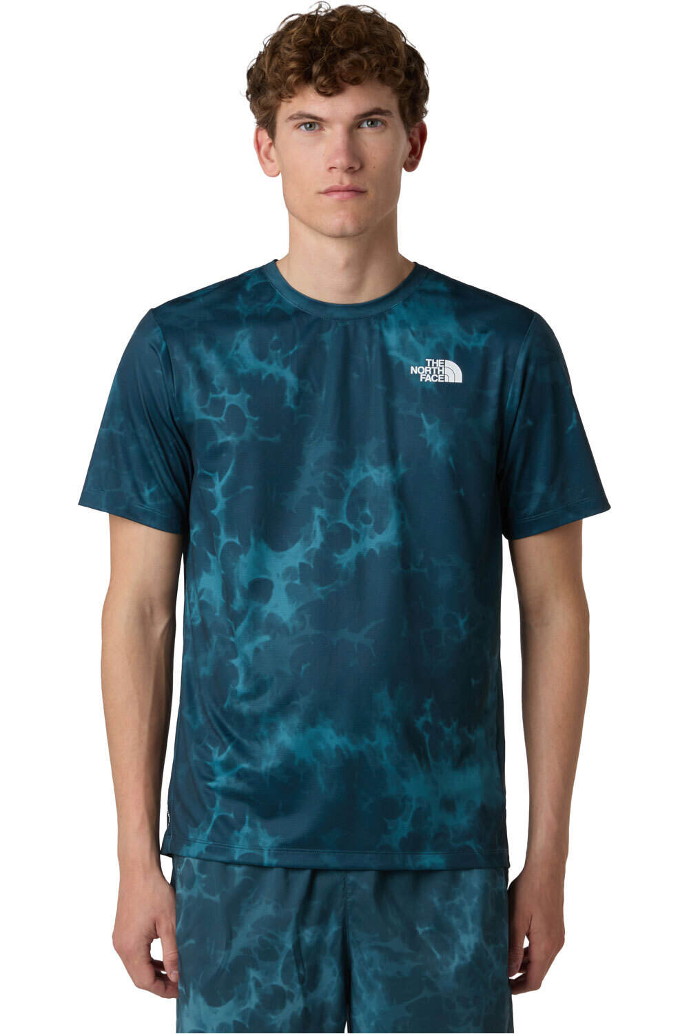 The North Face camiseta montaña manga corta hombre M 24/7 SHORT SLEEVES REGULAR TEE-PRINT vista frontal