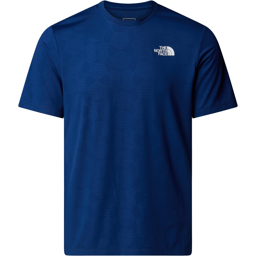 The North Face camiseta montaña manga corta hombre M 24/7 SHORT SLEEVES TEE EMBOSSED vista detalle