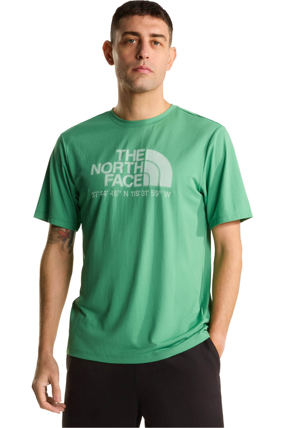 The North Face camiseta montaña manga corta hombre M 24/7 S/S TEE LOGO GRAPHIC REG vista frontal