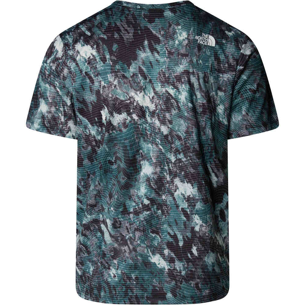 The North Face camiseta montaña manga corta hombre M 24/7 S/S TEE REG AOP vista trasera