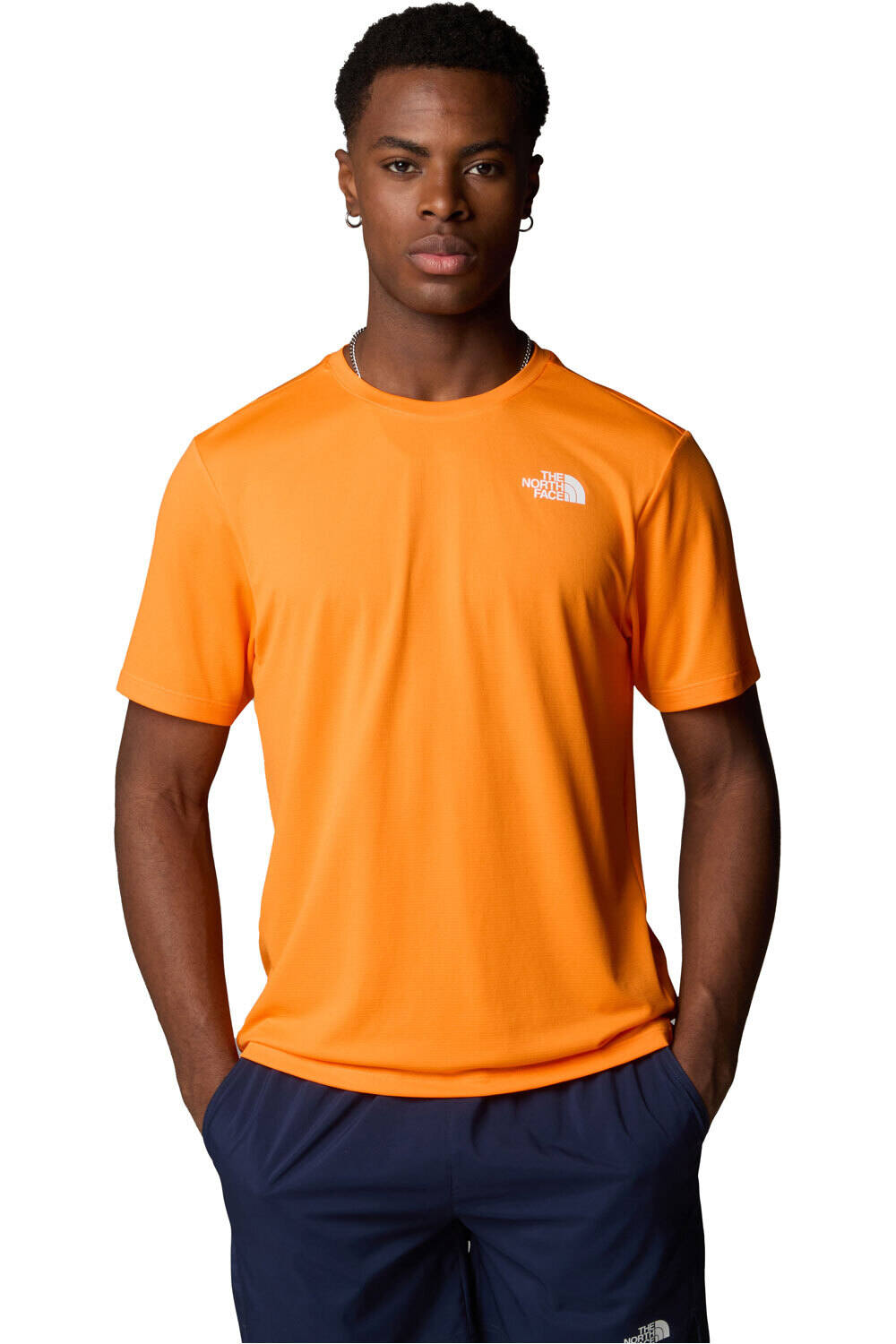 The North Face camiseta montaña manga corta hombre M 24/7 S/S TEE REG vista frontal