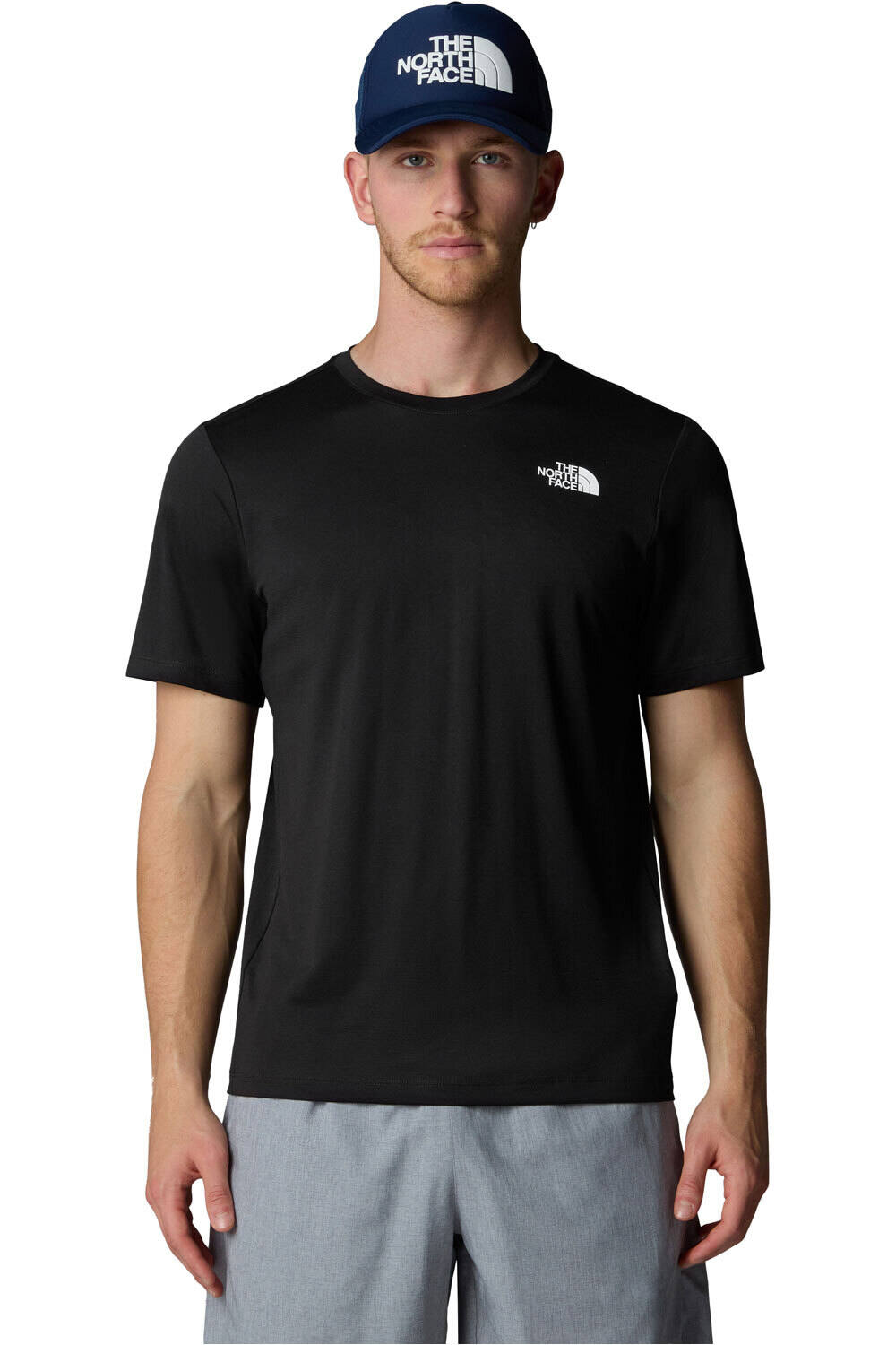 The North Face camiseta montaña manga corta hombre M 24/7 S/S TEE REG vista frontal