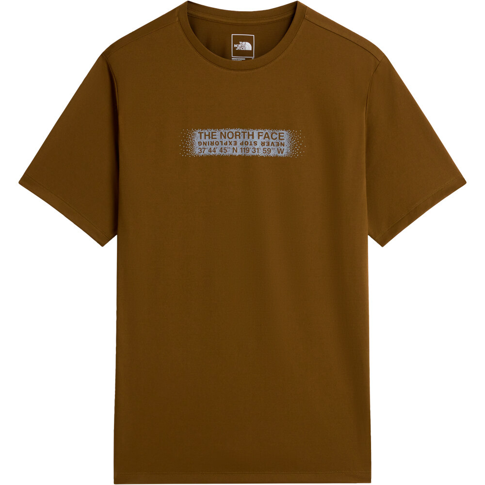 The North Face camiseta montaña manga corta hombre M 24/7 T-SHIRT REFLECTIVE SEED - GRAPHIC vista detalle