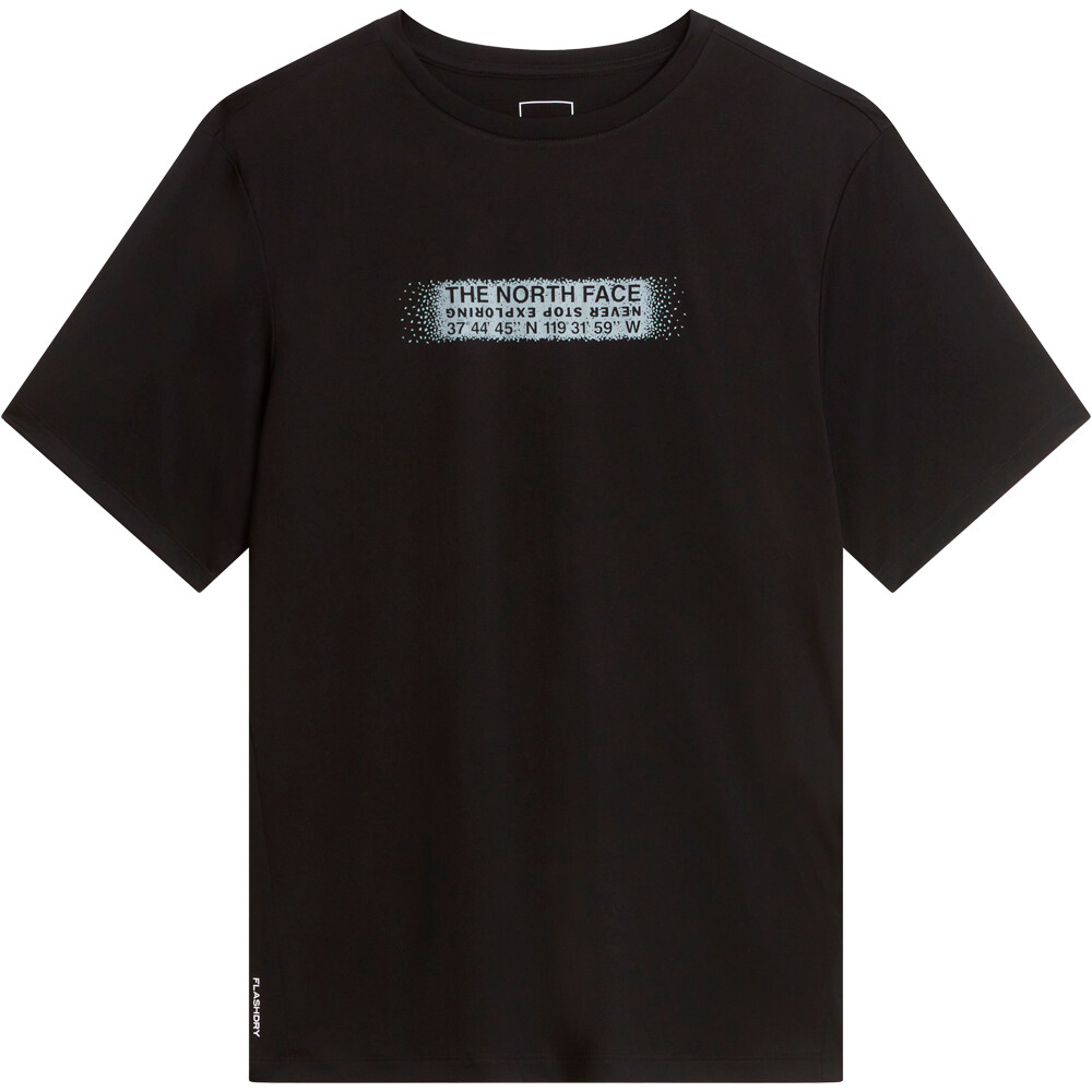 The North Face camiseta montaña manga corta hombre M 24/7 T-SHIRT REFLECTIVE SEED - GRAPHIC vista detalle