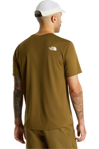 The North Face camiseta montaña manga corta hombre M 24/7 T-SHIRT REFLECTIVE SEED - GRAPHIC vista trasera