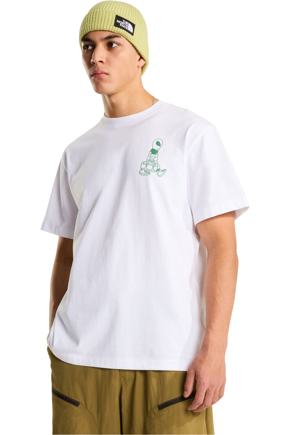 The North Face camiseta montaña manga corta hombre M ALIEN  RELAXED SHORT SLEEVE TEE-GRAPHI vista frontal