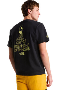 The North Face camiseta montaña manga corta hombre M ALIEN  RELAXED SHORT SLEEVE TEE-GRAPHI vista trasera