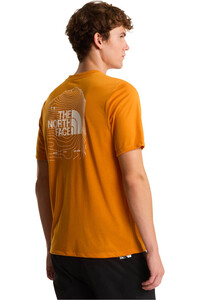 The North Face camiseta montaña manga corta hombre M BITMAP LOGO SHORT SLEEVES TEE-GRAPHIC vista trasera