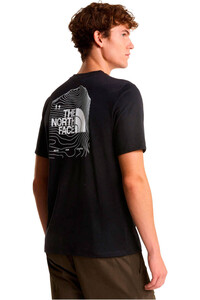 The North Face camiseta montaña manga corta hombre M BITMAP LOGO SHORT SLEEVES TEE-GRAPHIC vista trasera