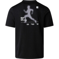 The North Face camiseta montaña manga corta hombre M BITMAP SILHOUETTE SHORT SLEEVES TEE-GR vista trasera