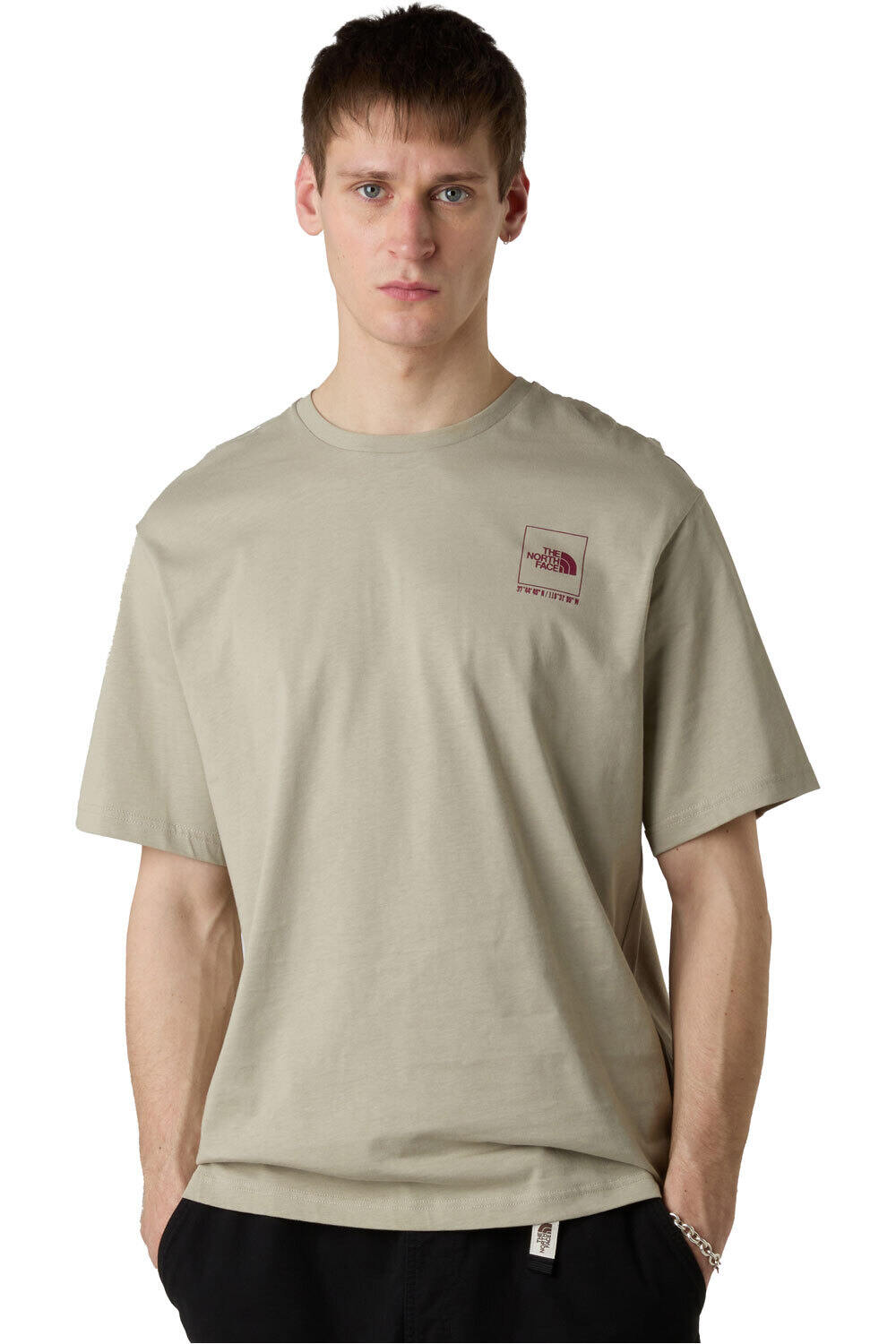 The North Face camiseta montaña manga corta hombre M COORDINATES RELAXED SS TEE vista frontal