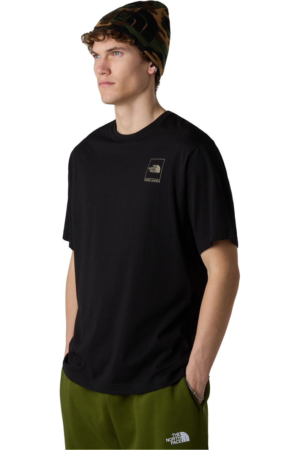 The North Face camiseta montaña manga corta hombre M COORDINATES RELAXED SS TEE vista frontal