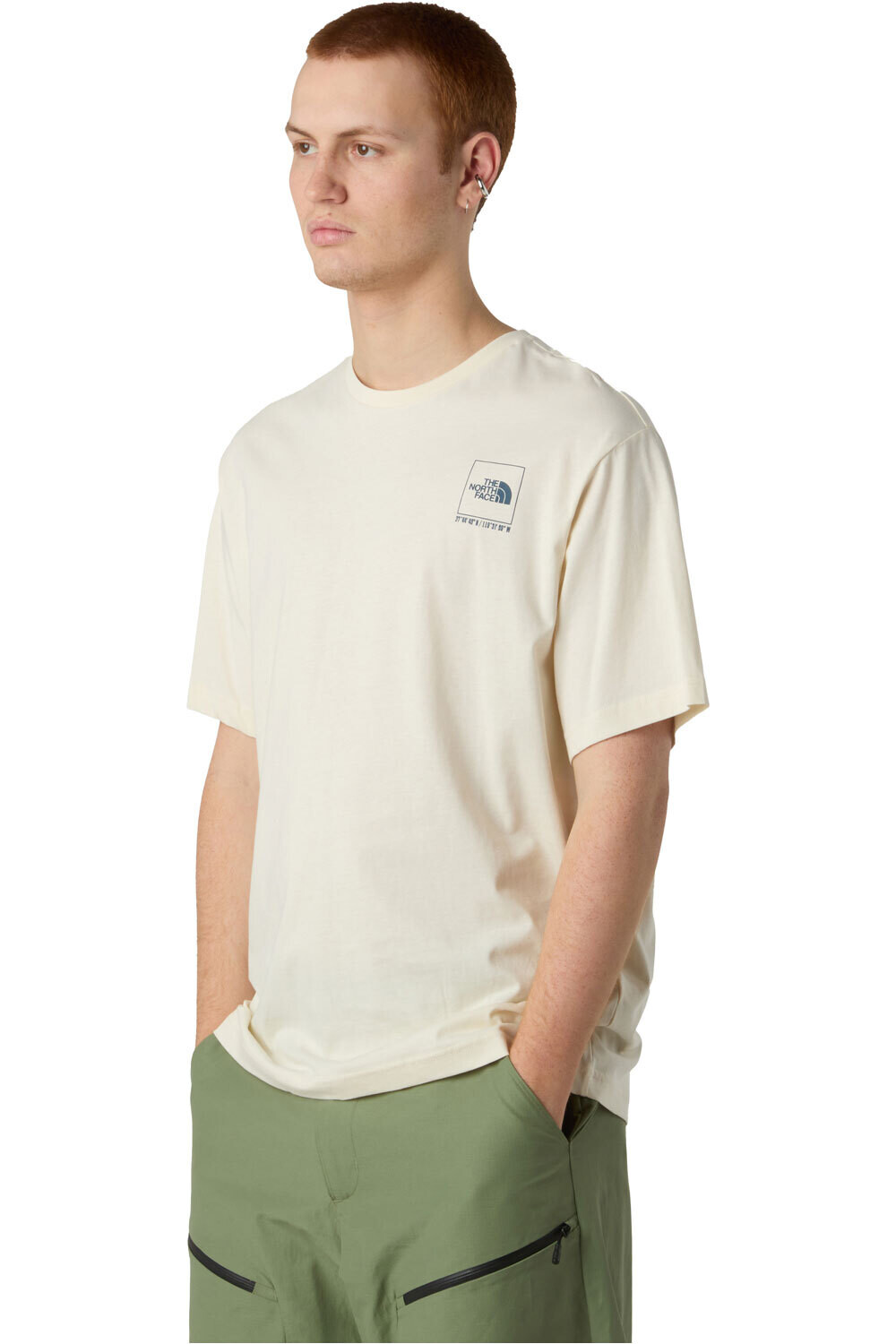 The North Face camiseta montaña manga corta hombre M COORDINATES RELAXED SS TEE vista frontal