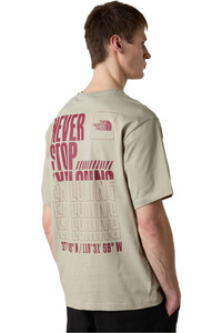 The North Face camiseta montaña manga corta hombre M COORDINATES RELAXED SS TEE vista trasera